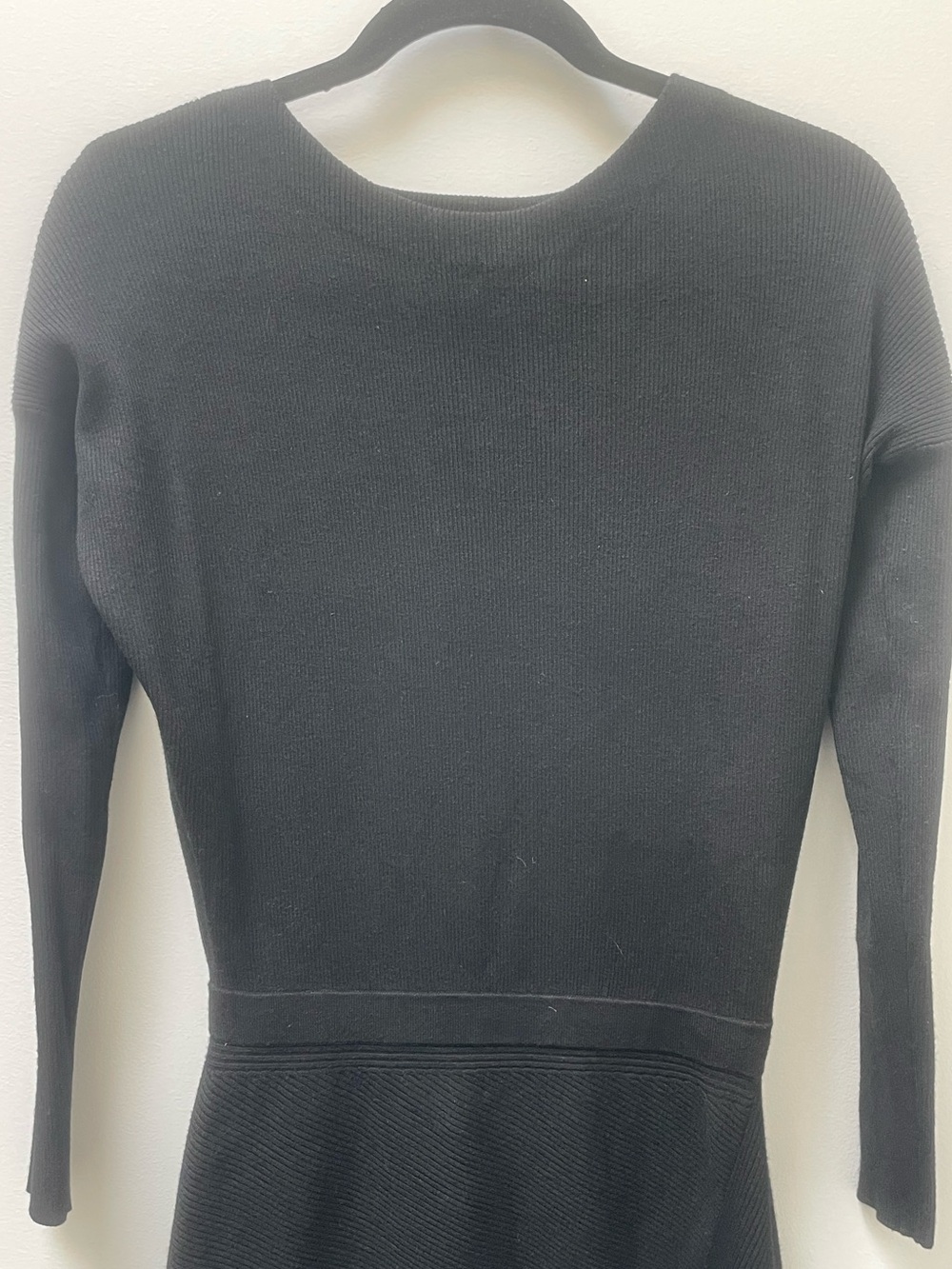 All Saints Suke Rib Knit Sweater Dress Black Size Small - Picture 6 of 8
